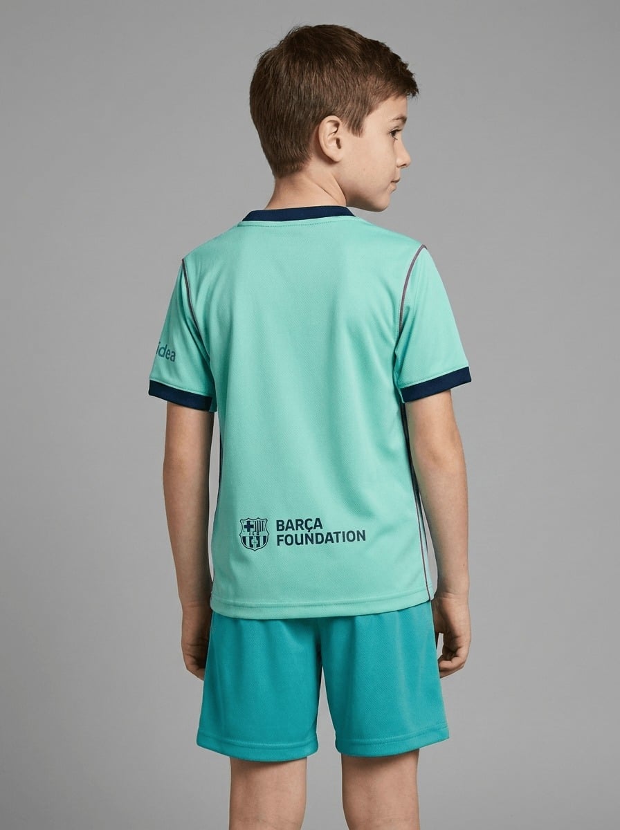 Barcelona 2026/27 Third Jersey Kit Kids