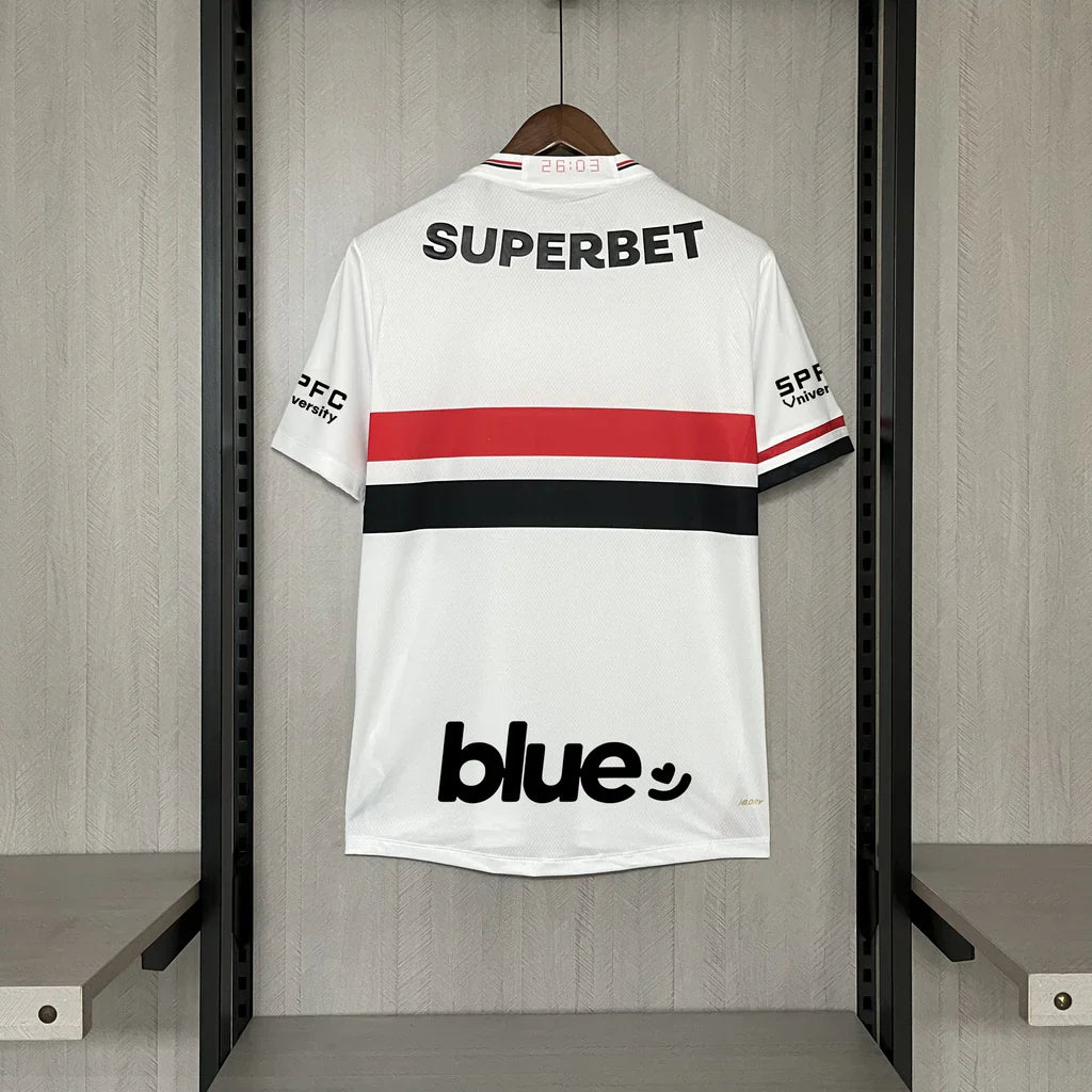 Camisa São Paulo I 25/26 Com Patrocínios