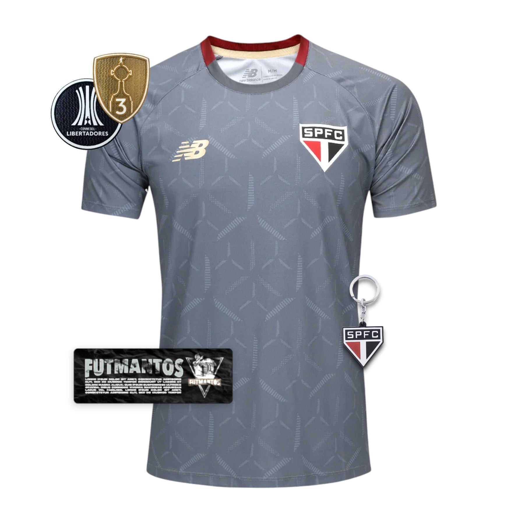Camisa Treino São Paulo 25/26 - Cinza