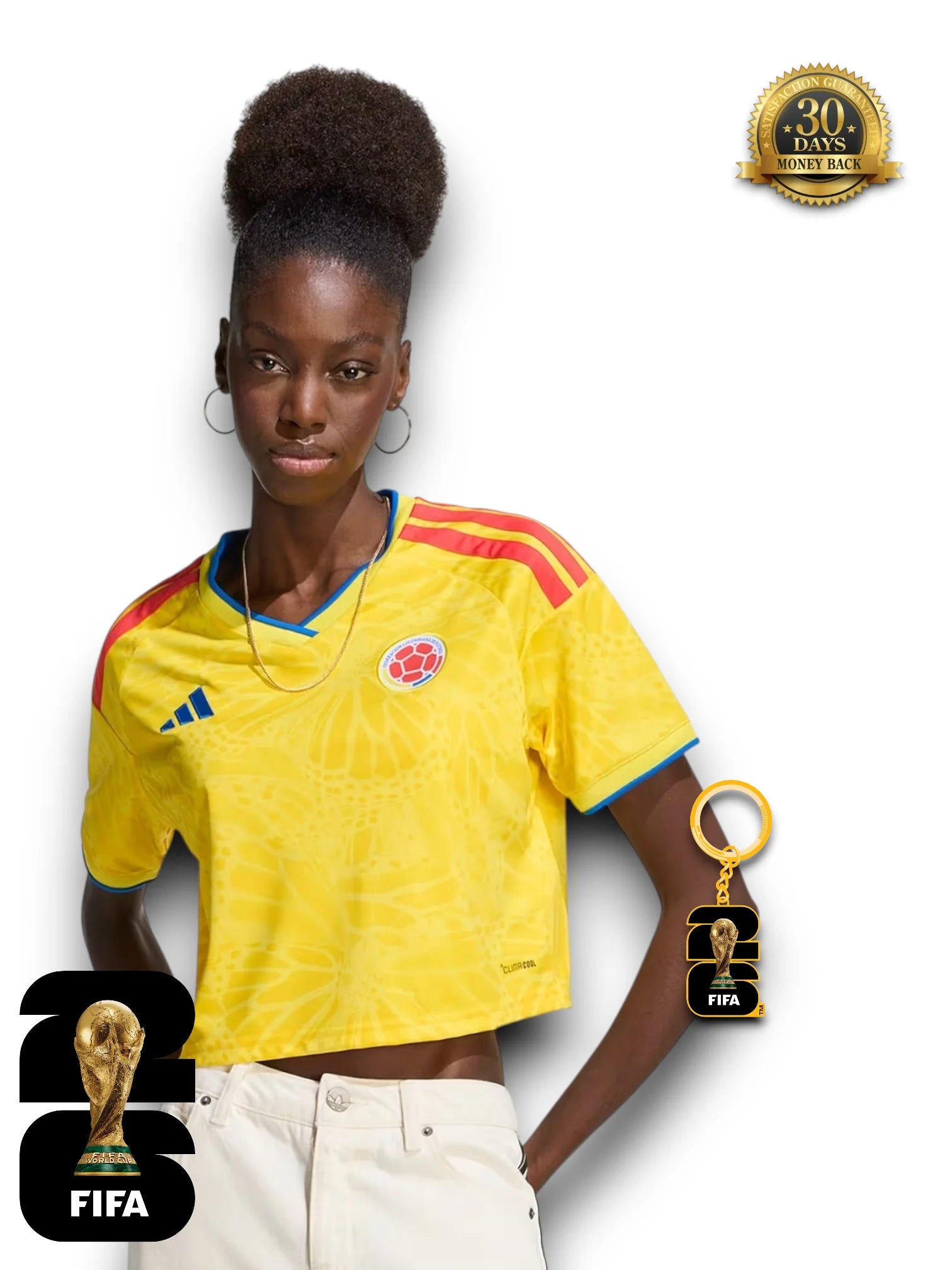 Colombia World Cup 2026 Cropped - Women's