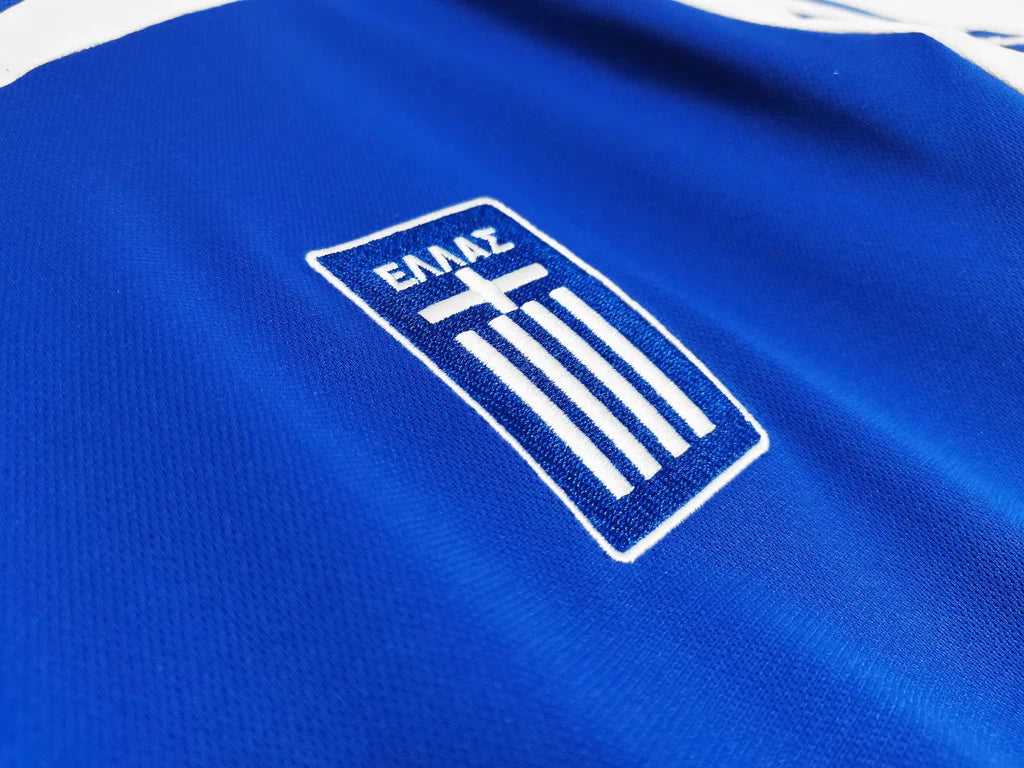 Greece 2004 Retro Home Jersey