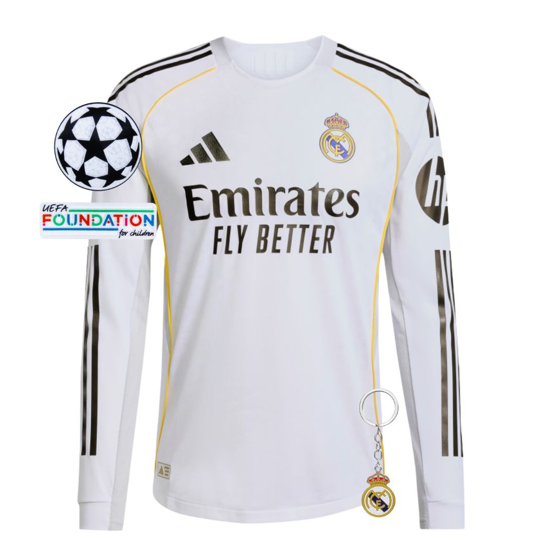 Real Madrid I Shirts2025/26 - Long Sleeve