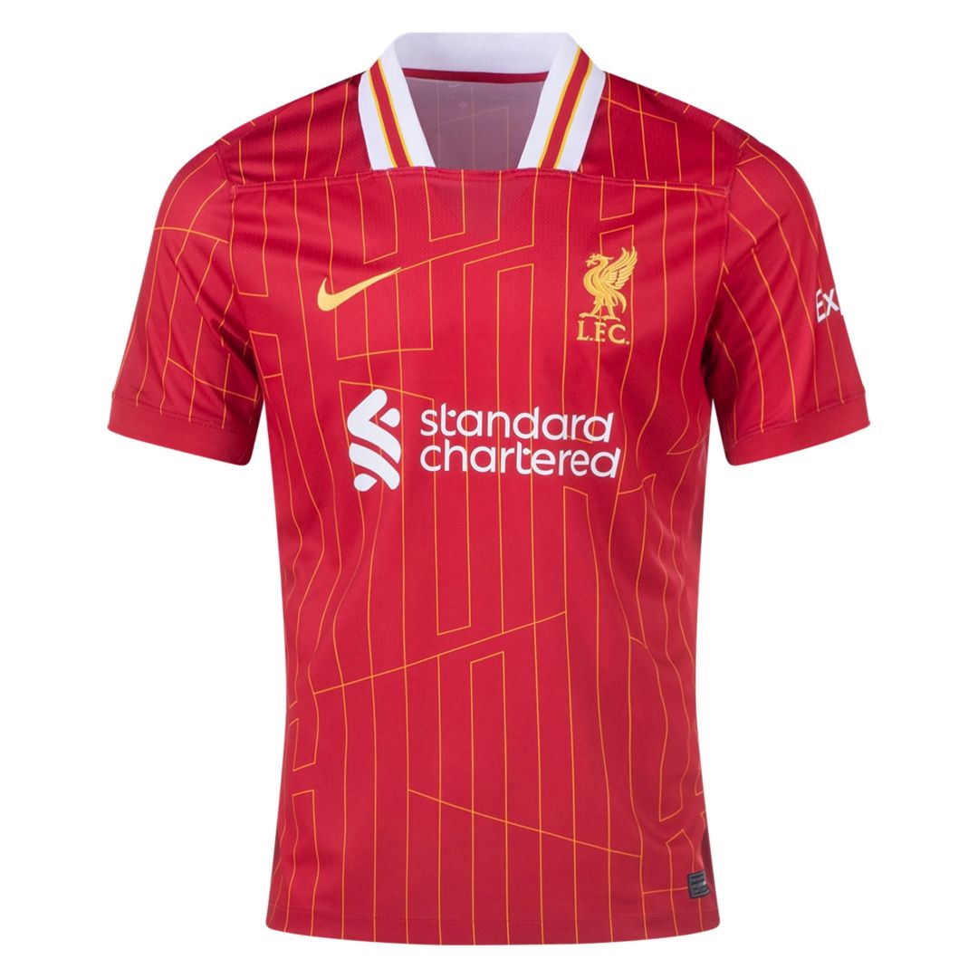 Liverpool Home Jersey 2024/2025 - CHAMPIONS 20 & Gold Trophy