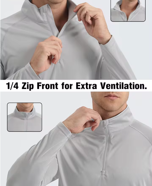 Men's Long-Sleeved UV Protection T-Shirt