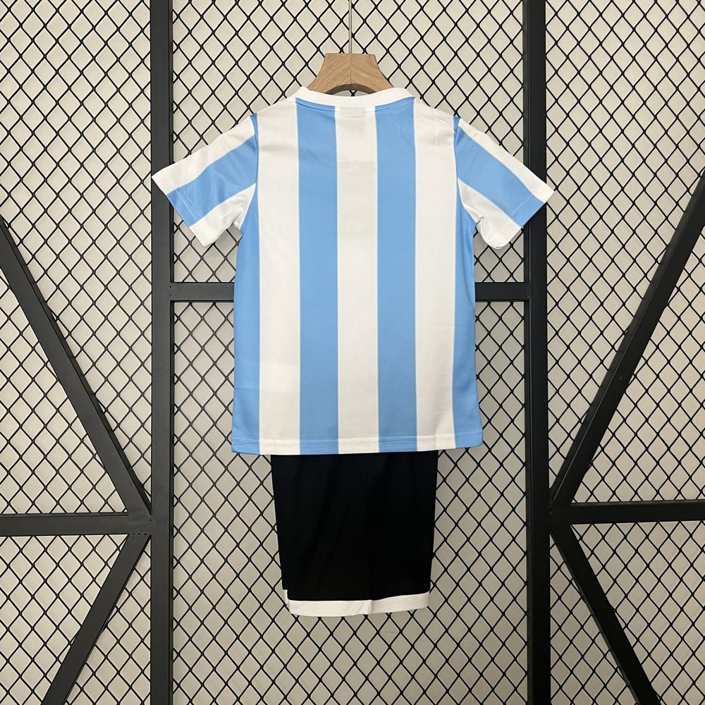 Camiseta Argentina Retro 1986 para Niños