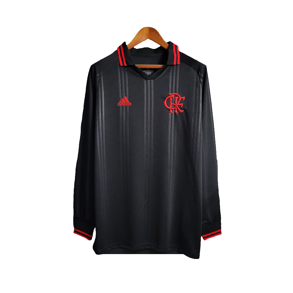 Flamengo 19/20 Special Edition Jersey - Black - Long Sleeve Retro Version
