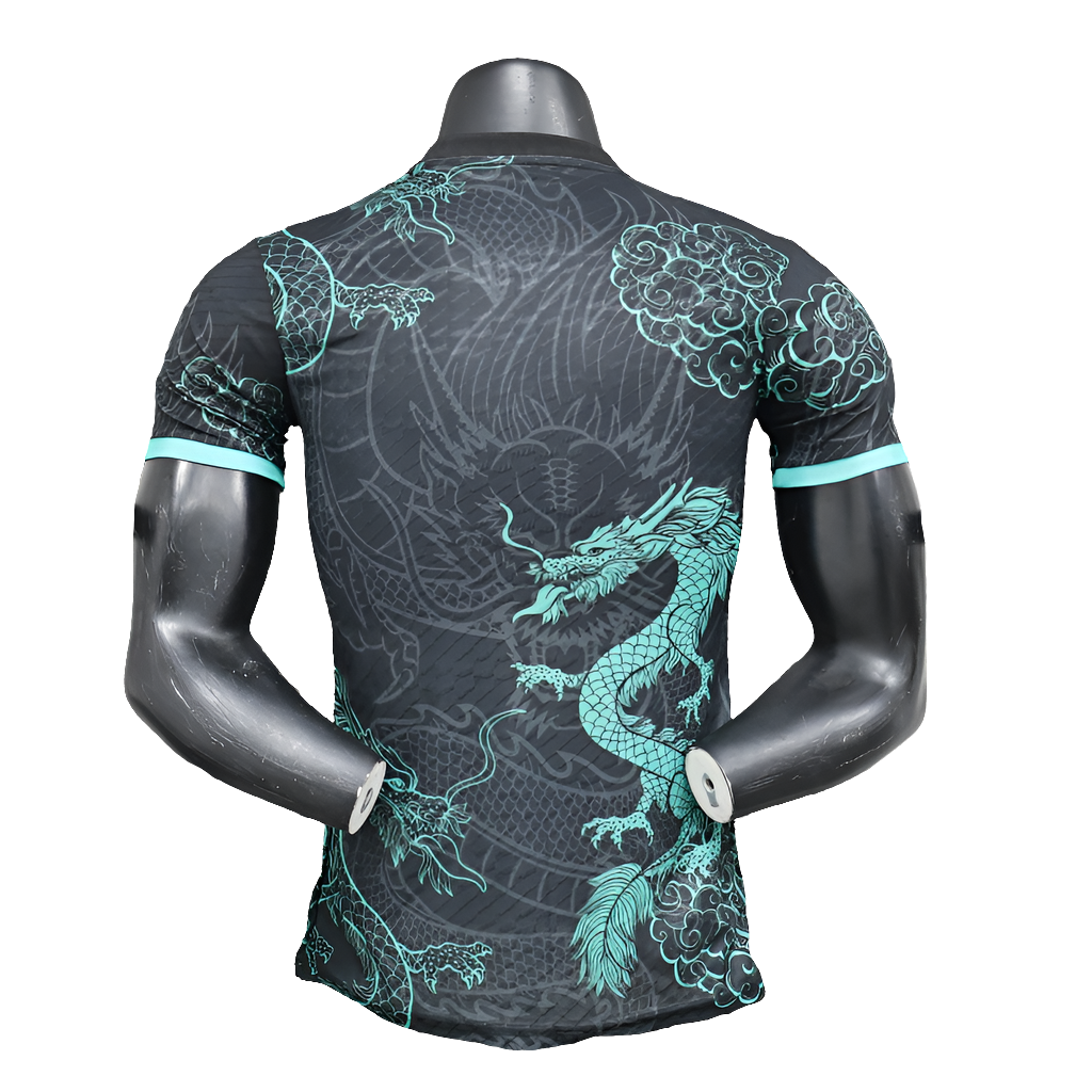 Real Madrid 25/26 Special Edition Jersey - Black and Light Blue - Player Version