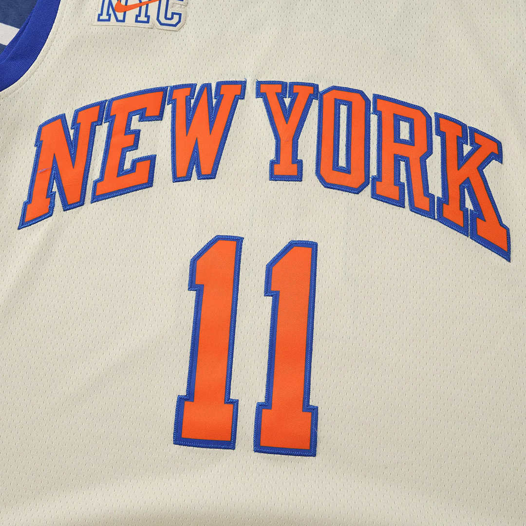 NBA New York Knicks beige 11#BRUNSON 2025/26