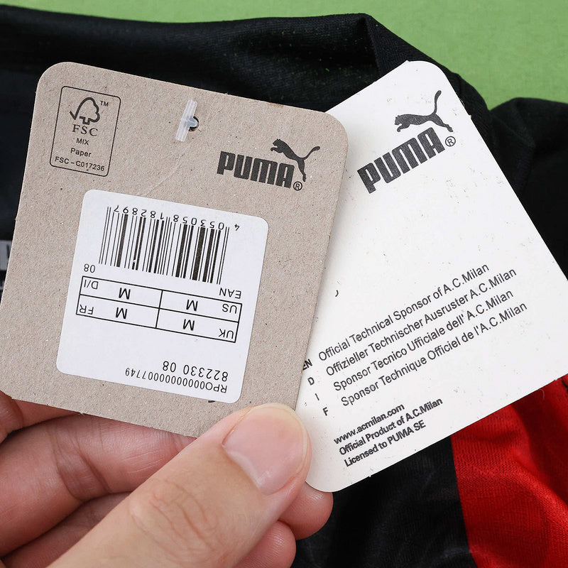 AC Milan Home Jersey 2025/26 Player Version - Long Sleeve