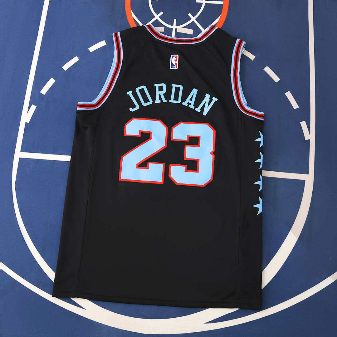 NBA Chicago Bulls black 23#JORDAN 2025/26