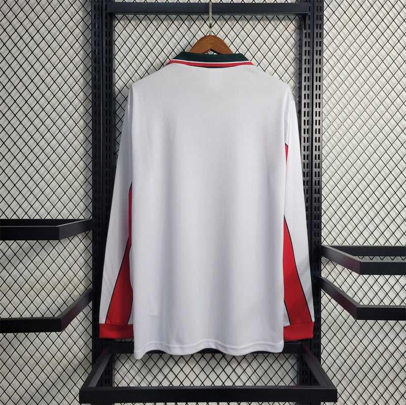 Morocco 1998 Away White Retro Jersey - Long Sleeve