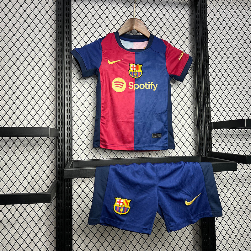 Kids Barcelona Home Kit 2024/2025
