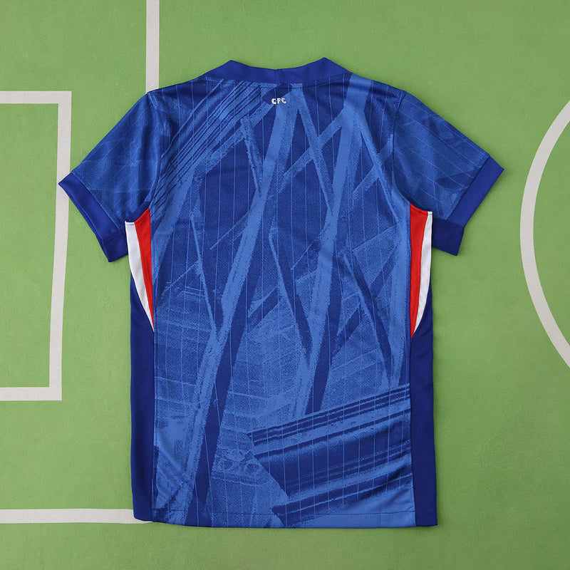 Chelsea Home 25/26 with World Champions 25 printing - Womens