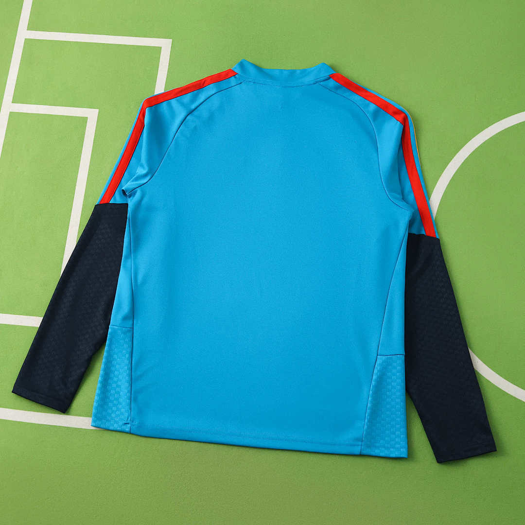 Spain World Cup 2026 Half-Zip Training Suit Set Blue