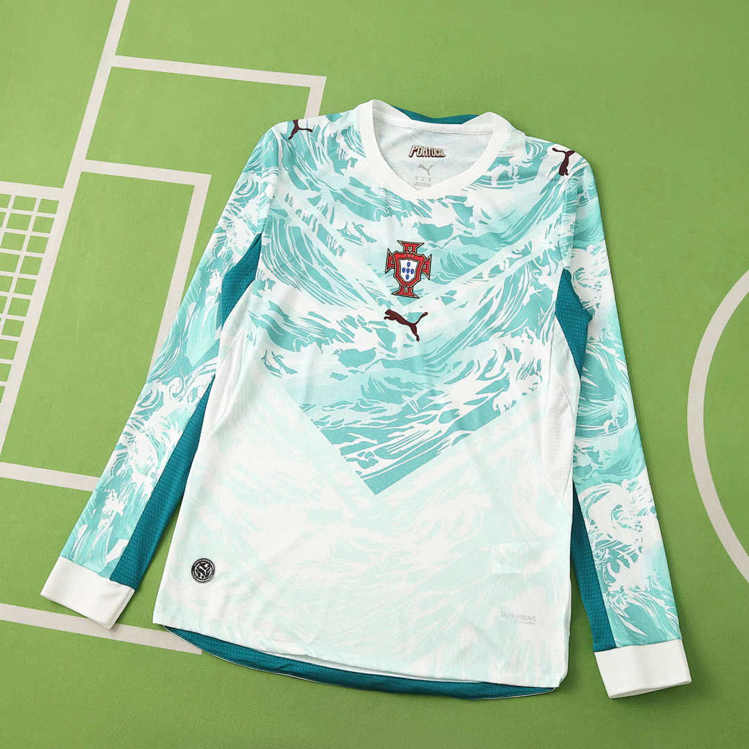 Portugal World Cup 2026 Away Jersey Player Version - Long Sleeve