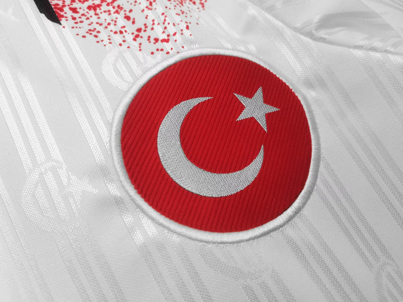 Turkey 1990 Away Jersey - Retro Version
