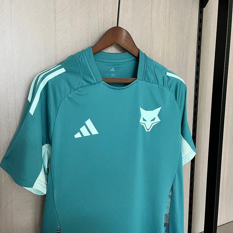 Camisa de Treino Cruzeiro 25/26 Azul Turquesa+Branco