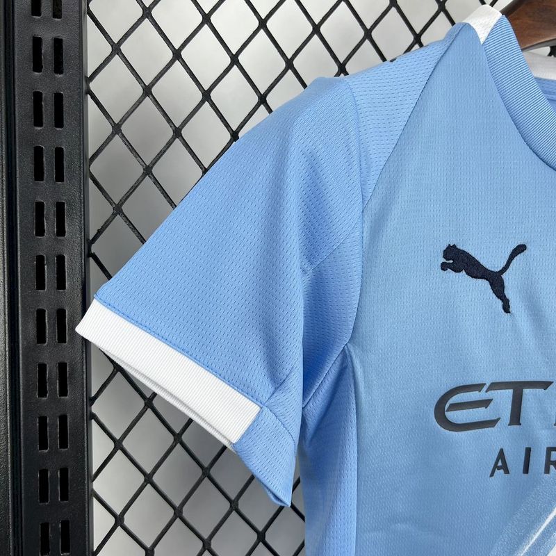 Kids Manchester City Home Kit 2025/26