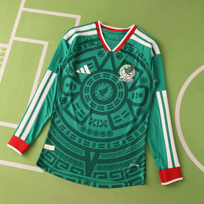 Mexico World Cup 2026 Jersey Player Version - Long Sleeve