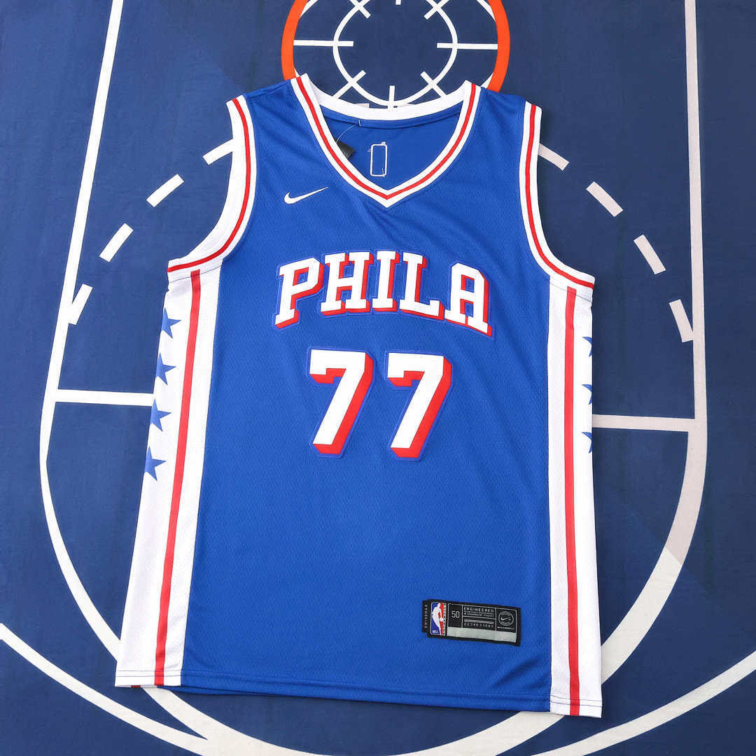 NBA Philadelphia 76ers blue 77#EDGECOMBE 2025/26