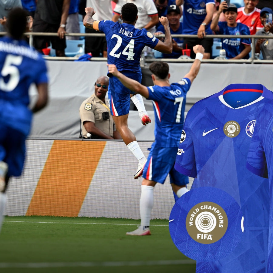 Chelsea Player Jersey Home 25/26 with World Champions 25 printing