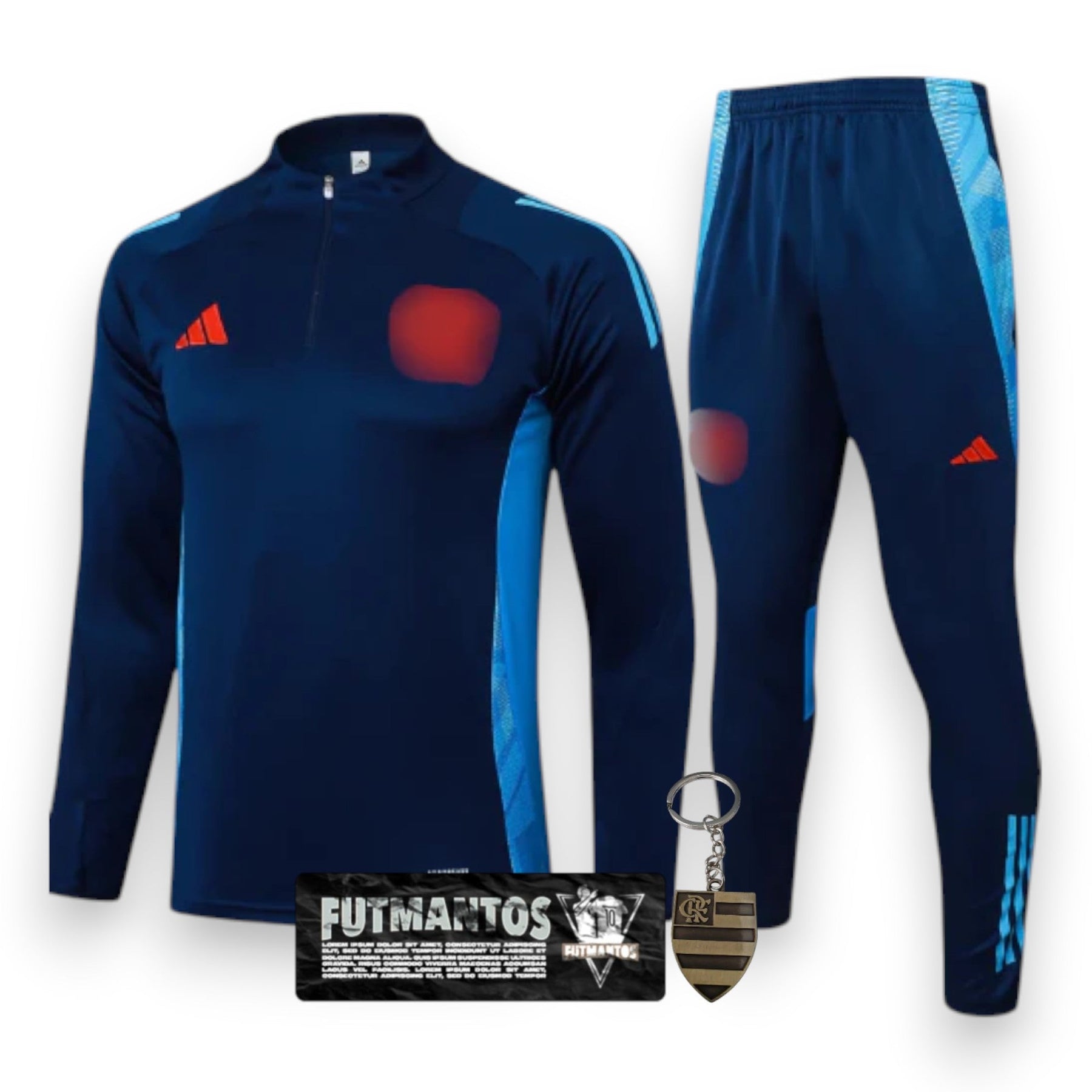 Conjunto Agasalho Flamengo Treino CRF 25/26 - Azul Escuro