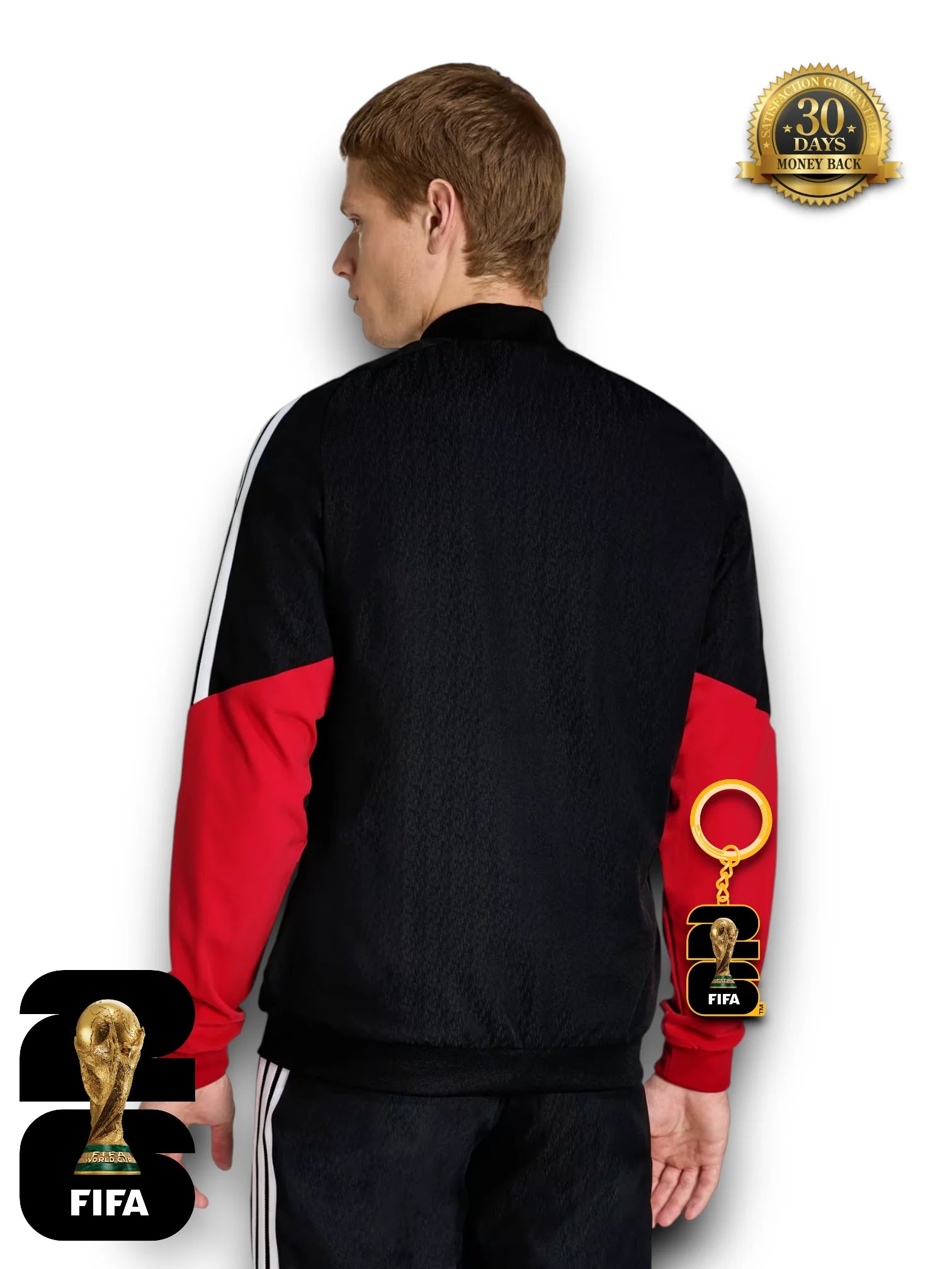 Germany World Cup 2026 Half-Zip Training Suit Set Black