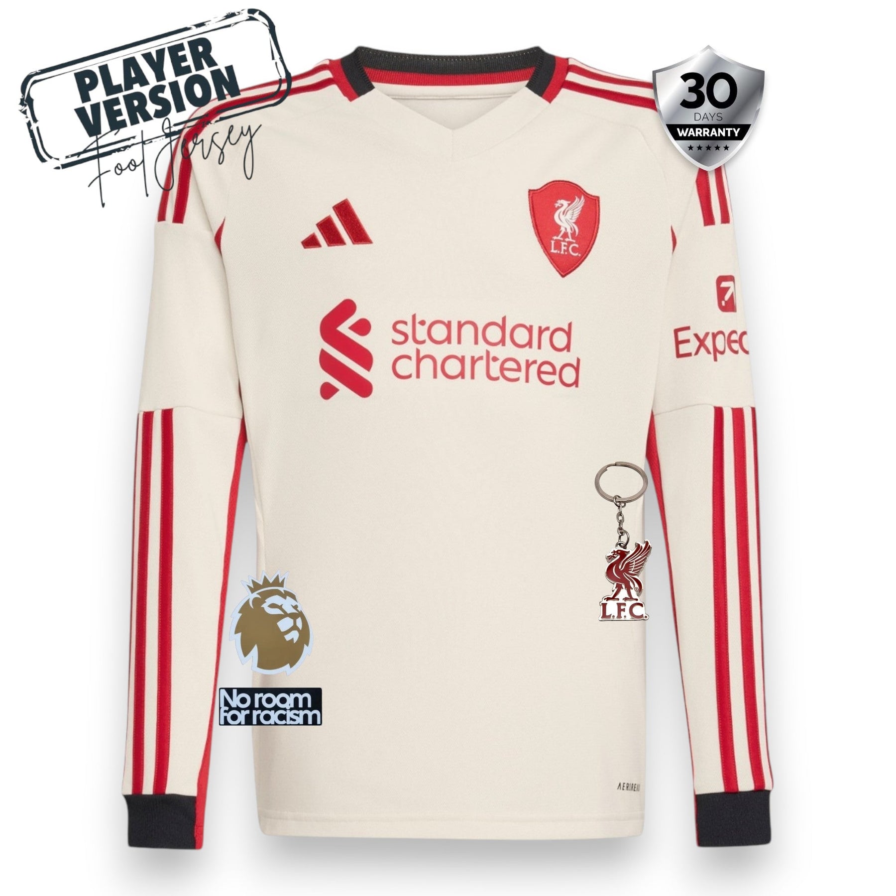Liverpool Away Player Jersey 2025/26 - Long Sleeve