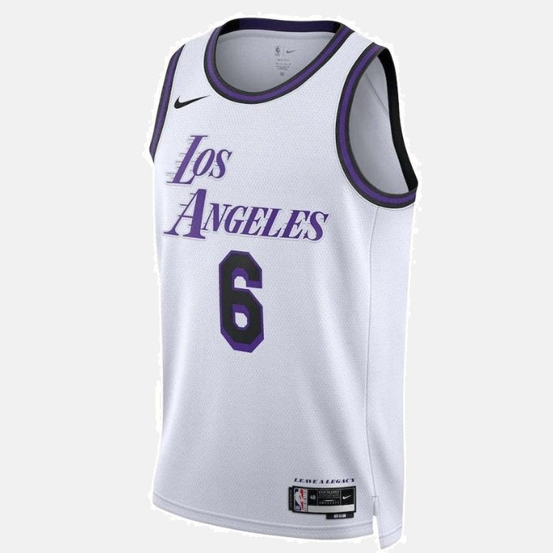 LeBron James Los Angeles Lakers Unisex 2023 NBA Jersey - City Edition - White