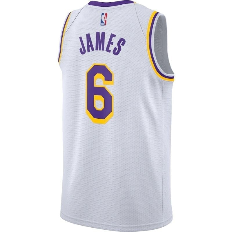 Los Angeles Lakers LeBron James #6 2021/22 Player NBA Jersey Yellow