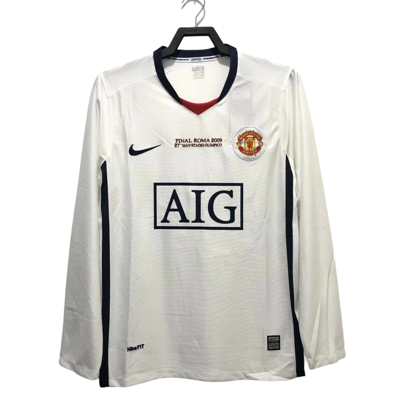 Manchester United 08/09 II Away Jersey - Long Sleeve Retro Version