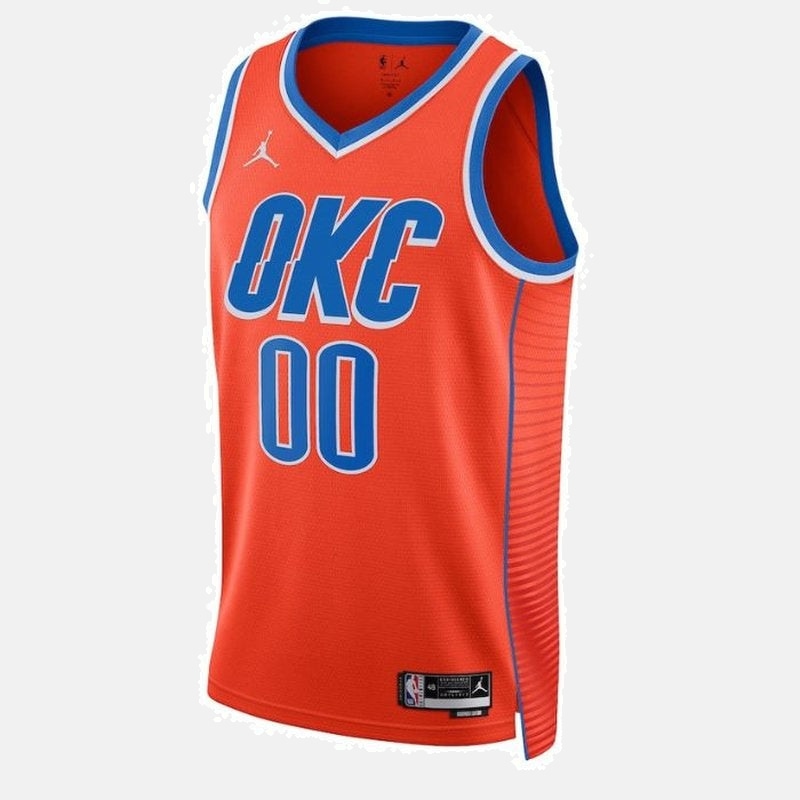 Oklahoma City Thunder Unisex 2023 NBA Jersey - Statement Edition - Orange