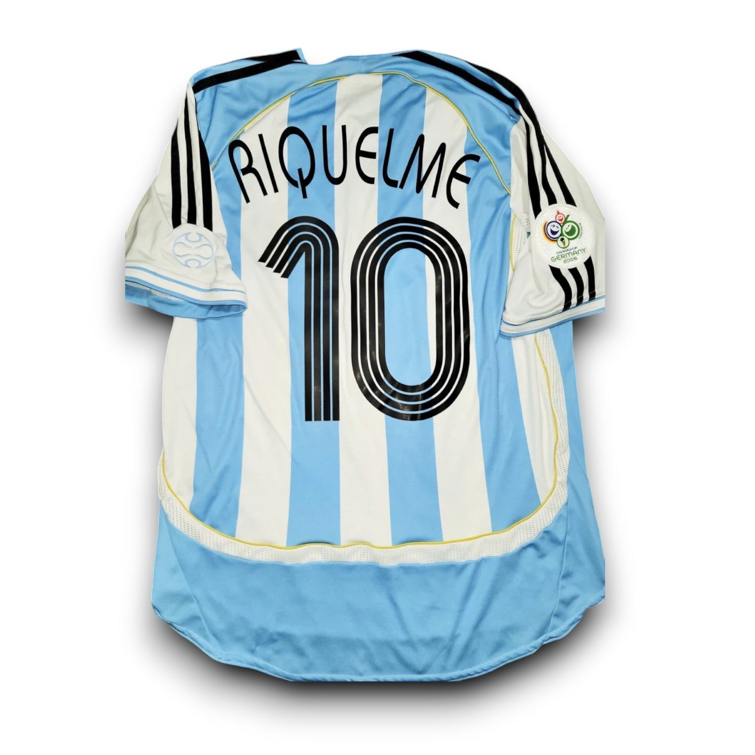 RIQUELME #10 Argentina Retro Jersey Home 2006