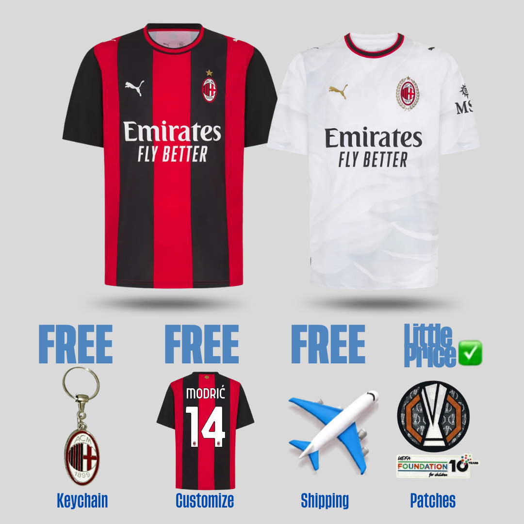 Ac Milan Home and Away Fan 2026/27 Combo