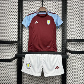 Kids Aston Villa Home Kit 2024/2025