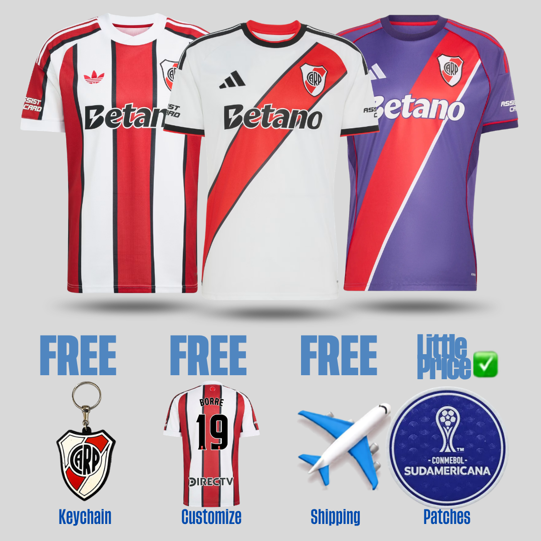 River Plate Home, Away and Third Fan 2026/27 Combo