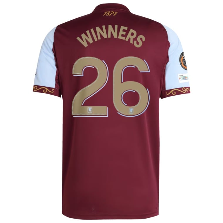 Aston Villa 2025/26 Europa League Final Winners Jersey