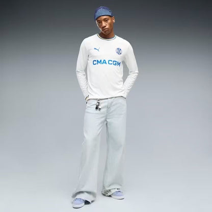 Olympique de Marseille 2026/27 Home Long Sleeve Jersey