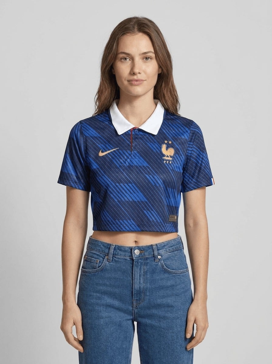 France 2026/27 Home Cropped Jersey