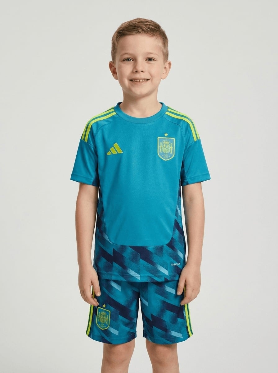 Spain 2026/27 Home Goalkeeper Kit Kids