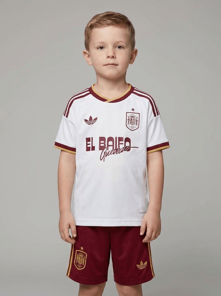Spain 2026/27 Away Quevedo Special Edition Kit Kids