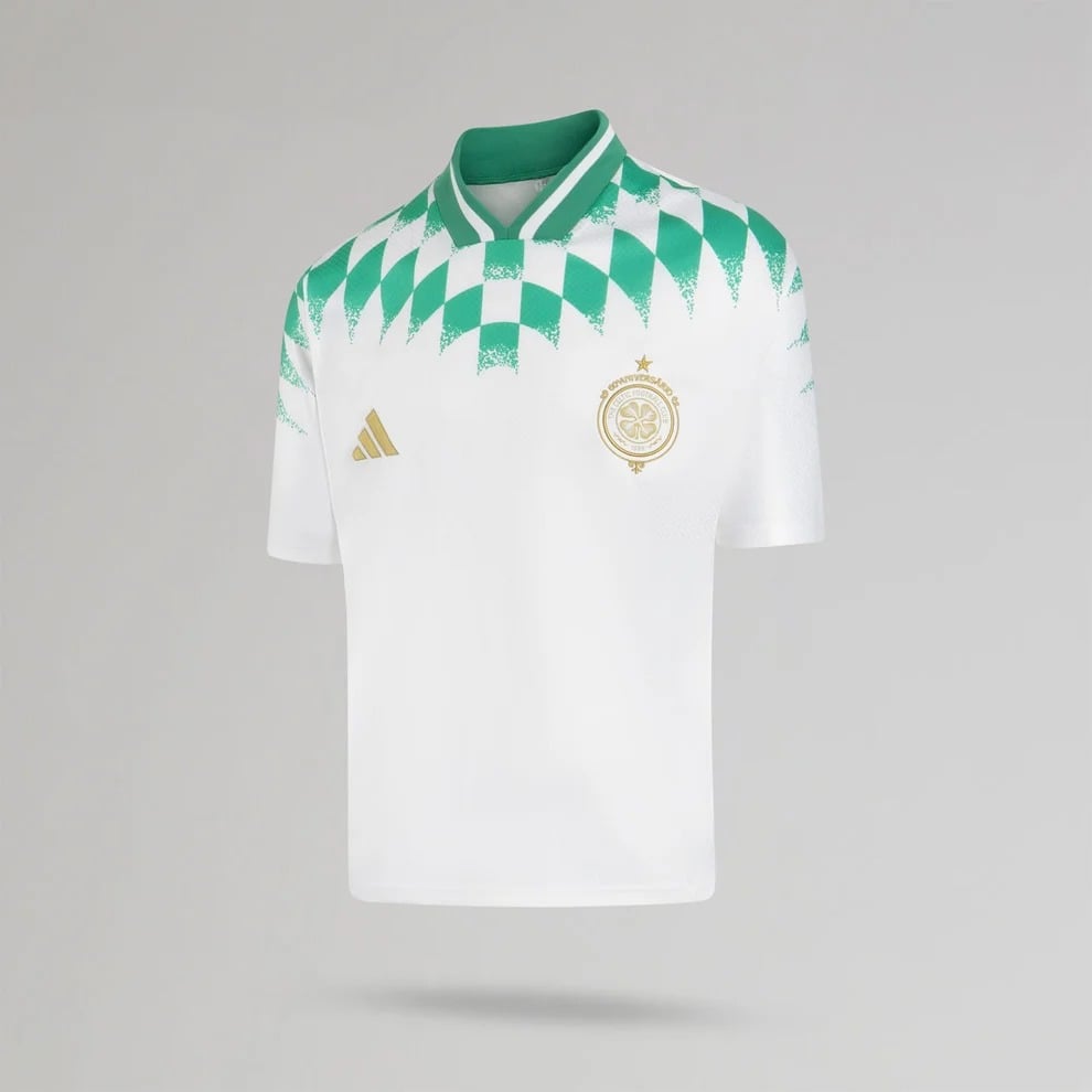 Celtic FC 2026/27 Stadium Pack White Jacquard Jersey