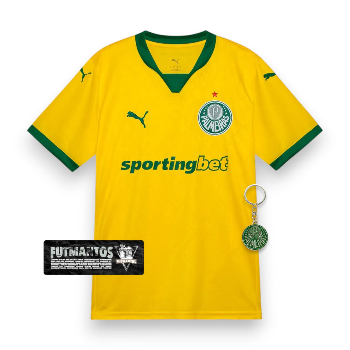 Camisa Palmeiras III Verde e amarela 25/26