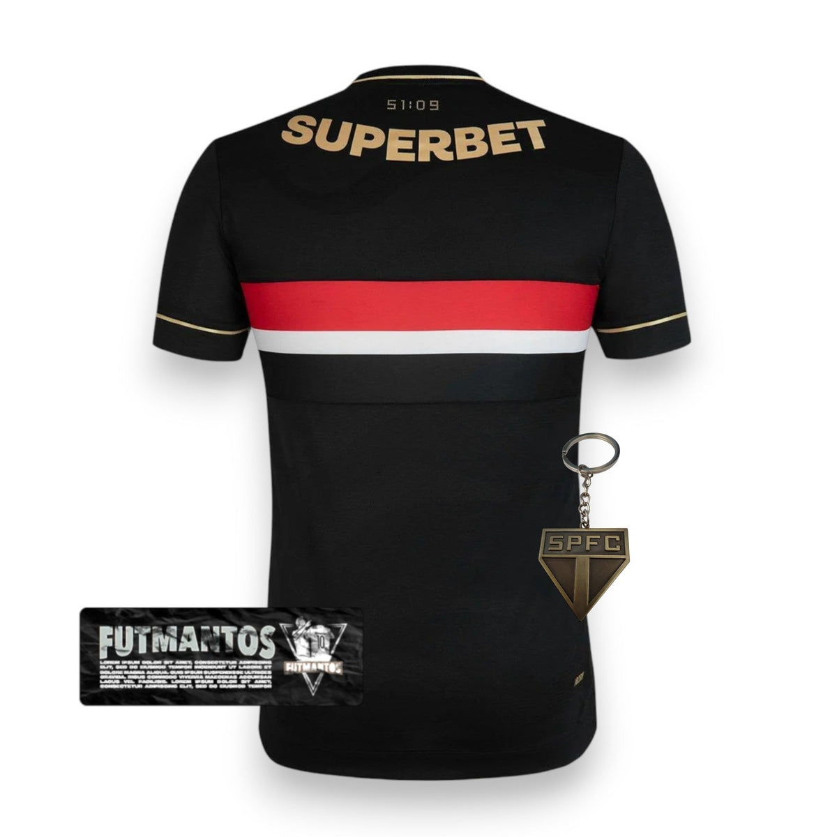 Camisa São Paulo III Preta 25/26