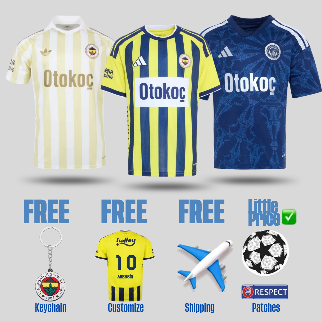 Fenerbahce Home, Away and Third Fan 2026/27 Combo