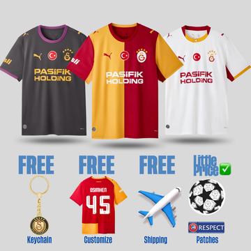 Galatasaray Home, Away, and Third Fan 2026/27 Combo