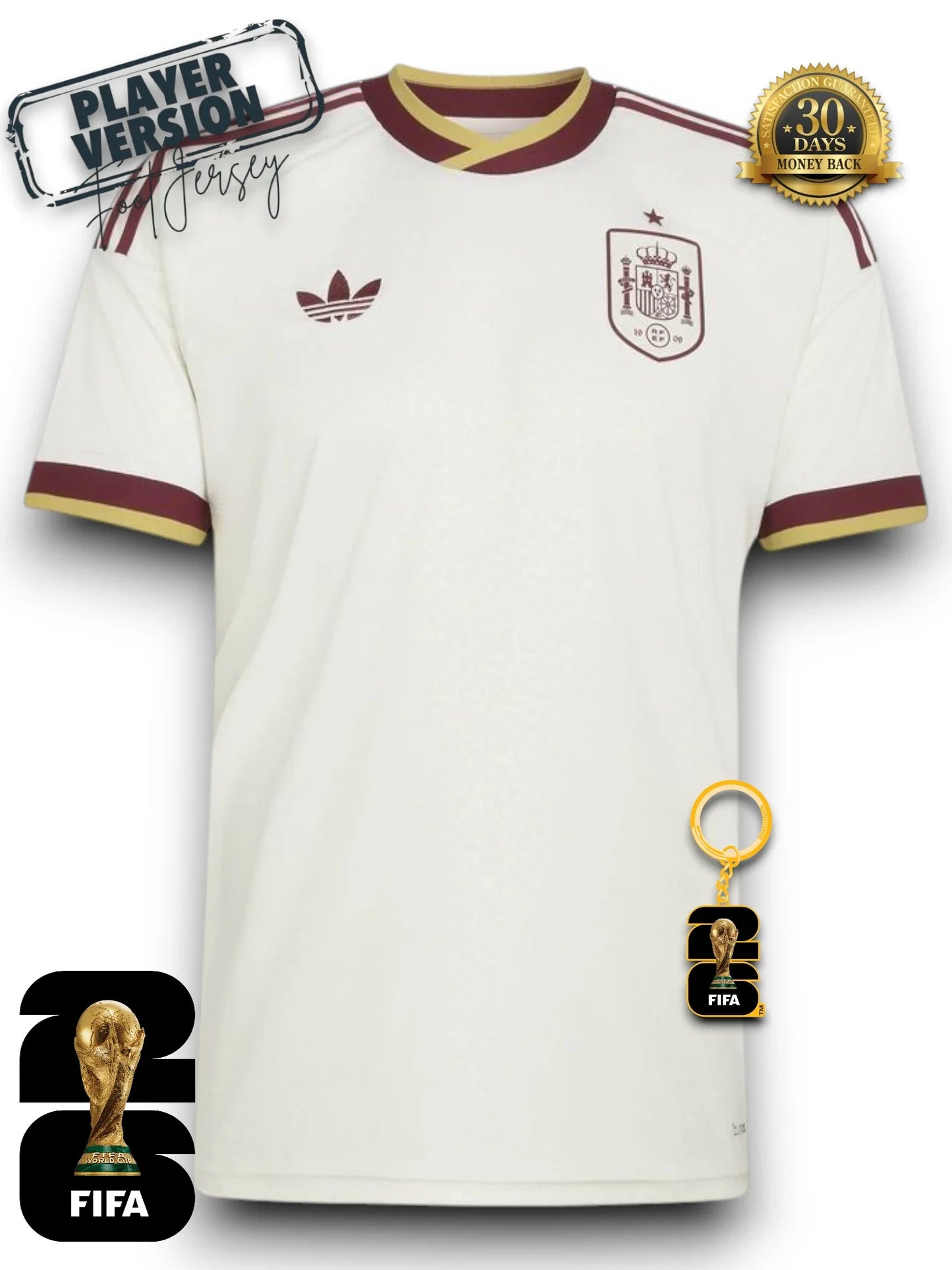 Spain World Cup 2026 Away Jersey - Player Version