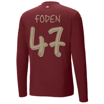 #47 Foden Manchester City Third Jersey 2024/2025 Long Sleeve