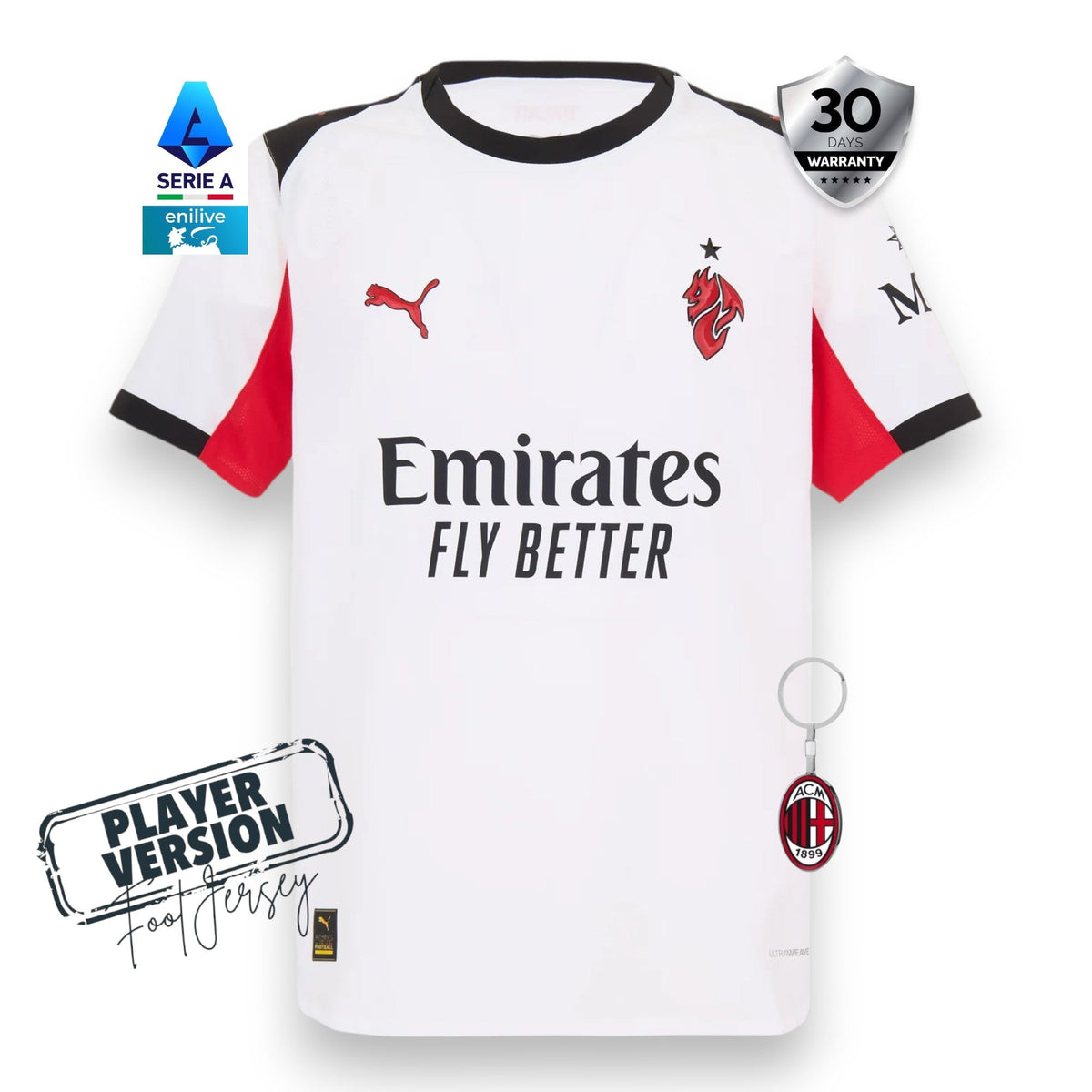 AC Milan Away Jersey 2025/26 - Player Version