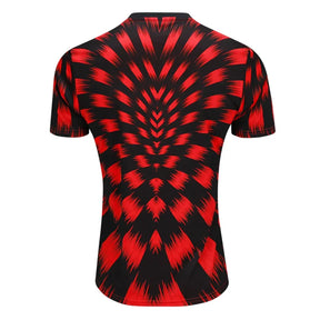 Camisa Flamengo CRF Pré Jogo 25/26 - Preto e Vermelho